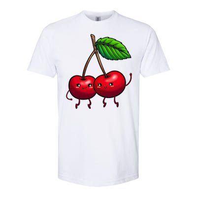 Cherry Graphic For Women Cherry Print Cherry Lover Softstyle CVC T-Shirt