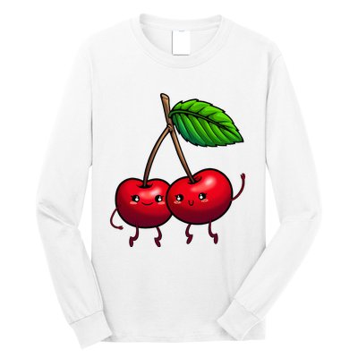 Cherry Graphic For Women Cherry Print Cherry Lover Long Sleeve Shirt