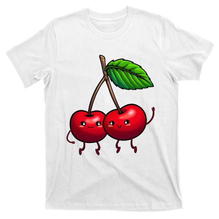 Cherry Graphic For Women Cherry Print Cherry Lover T-Shirt