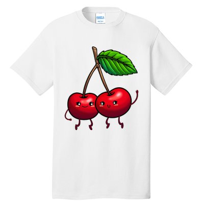 Cherry Graphic For Women Cherry Print Cherry Lover Tall T-Shirt