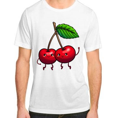 Cherry Graphic For Women Cherry Print Cherry Lover Adult ChromaSoft Performance T-Shirt