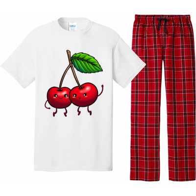 Cherry Graphic For Women Cherry Print Cherry Lover Pajama Set