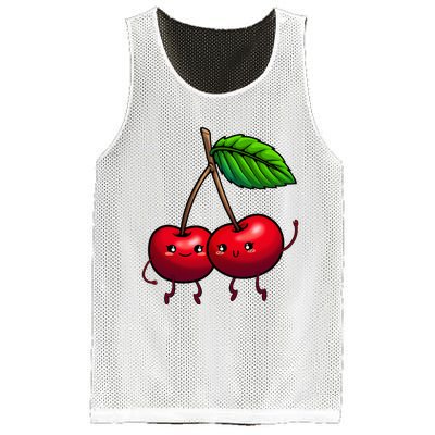 Cherry Graphic For Women Cherry Print Cherry Lover Mesh Reversible Basketball Jersey Tank