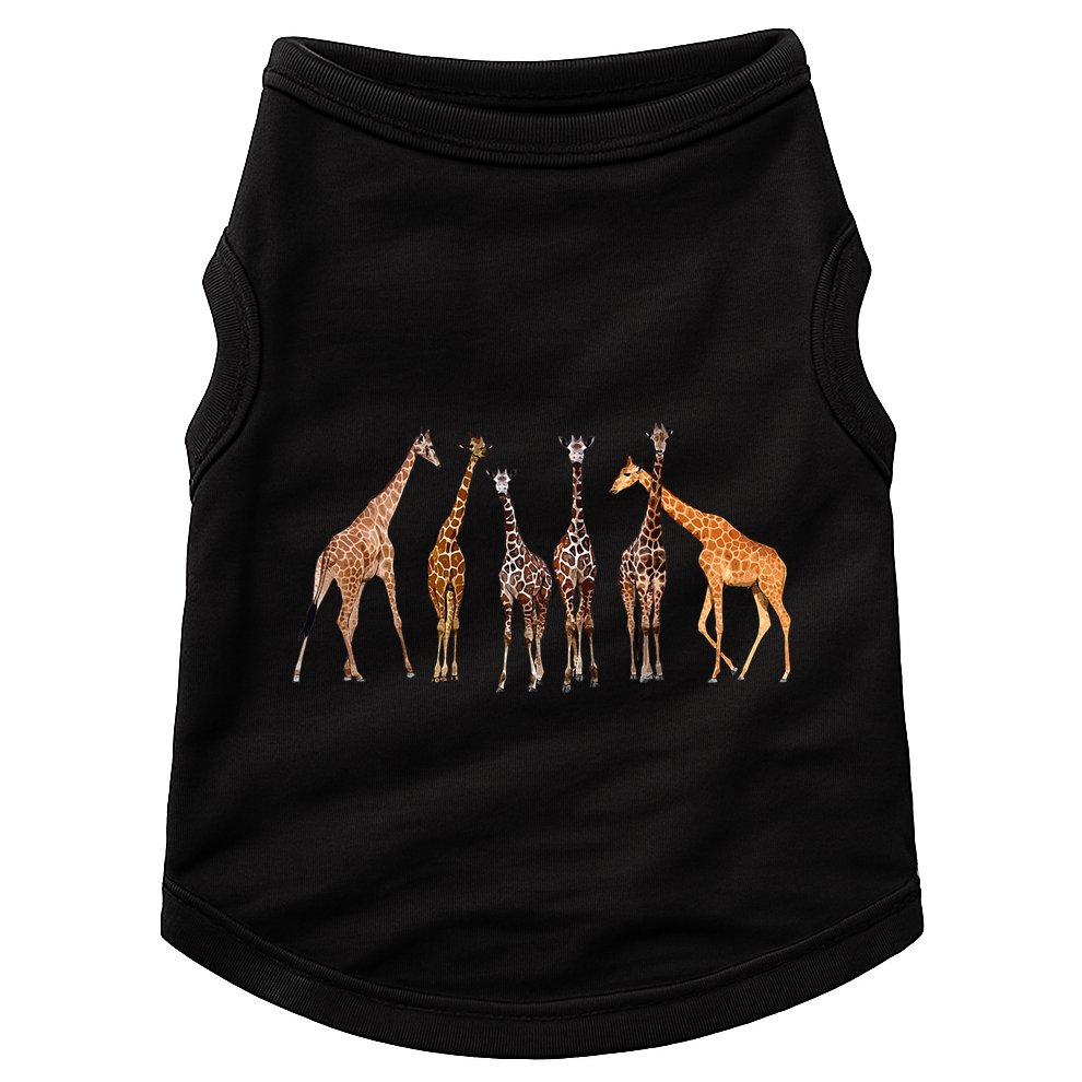 Cool Giraffe For Zoo Animal Lovers Safari Wildlife Doggie Tank