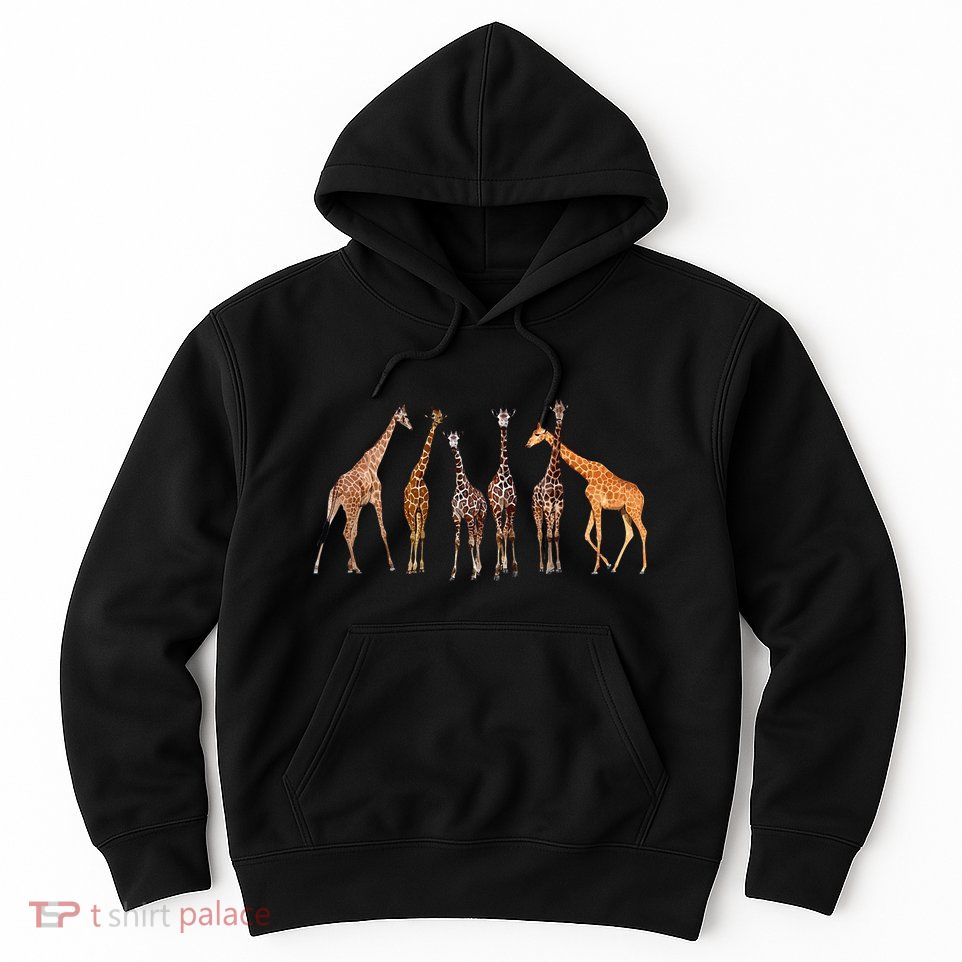 Cool Giraffe For Zoo Animal Lovers Safari Wildlife Hoodie