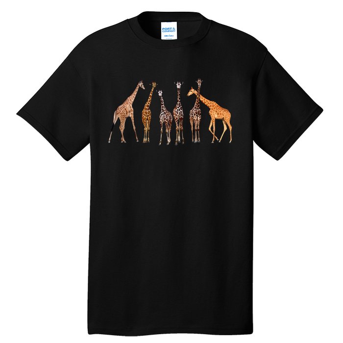 Cool Giraffe For Zoo Animal Lovers Safari Wildlife Tall T-Shirt