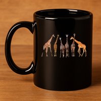 Cool Giraffe For Zoo Animal Lovers Safari Wildlife 11oz C Handle Ceramic Mug