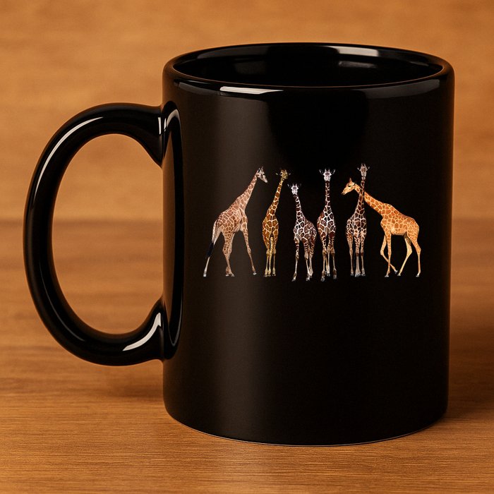 Cool Giraffe For Zoo Animal Lovers Safari Wildlife 11oz C Handle Ceramic Mug
