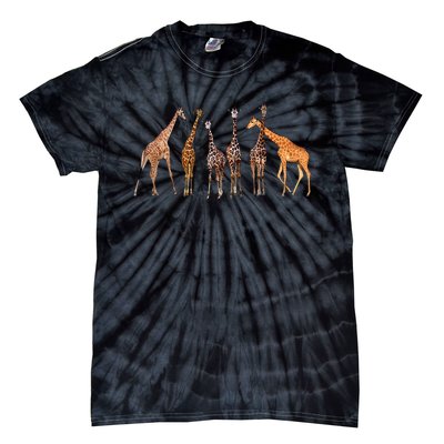 Cool Giraffe For Zoo Animal Lovers Safari Wildlife Tie-Dye T-Shirt