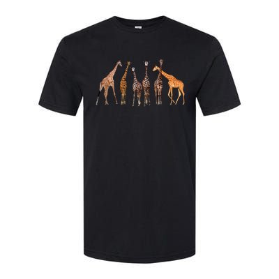 Cool Giraffe For Zoo Animal Lovers Safari Wildlife Softstyle CVC T-Shirt