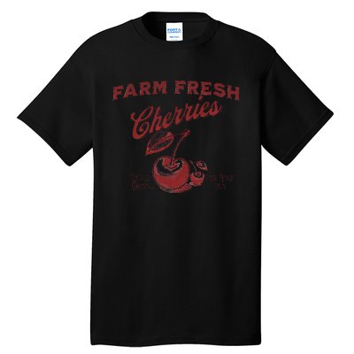 Cherry Graphic FarmerS Market Tall T-Shirt