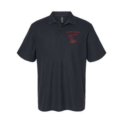 Cherry Graphic FarmerS Market Softstyle Adult Sport Polo