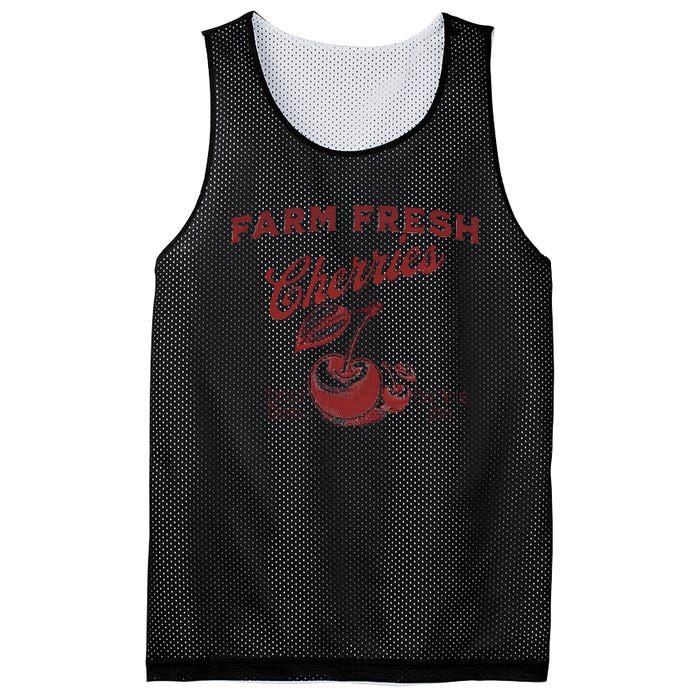 Cherry Graphic FarmerS Market Mesh Reversible Basketball Jersey Tank