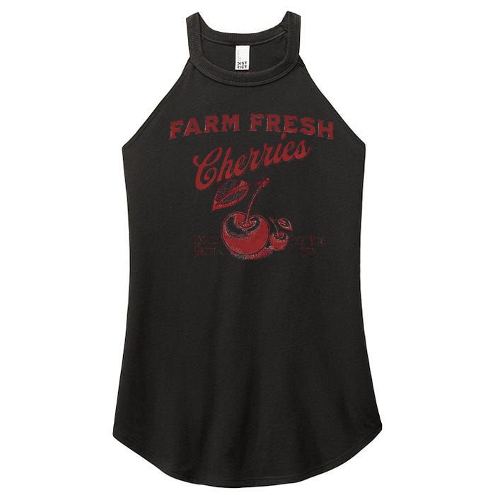 Cherry Graphic FarmerS Market Women’s Perfect Tri Rocker Tank