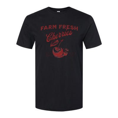 Cherry Graphic FarmerS Market Softstyle CVC T-Shirt