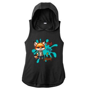 Cute Gift First Day Of School Ladies PosiCharge Tri-Blend Wicking Draft Hoodie Tank