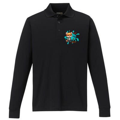 Cute Gift First Day Of School Performance Long Sleeve Polo