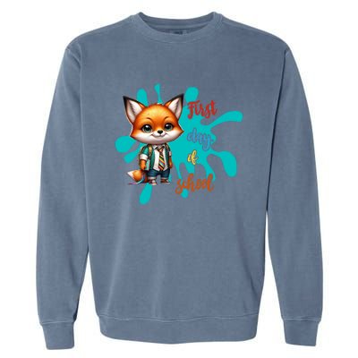 Cute Gift First Day Of School Garment-Dyed Sweatshirt