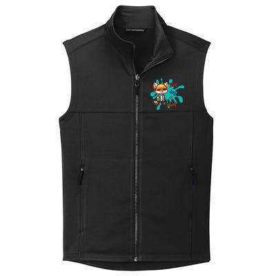 Cute Gift First Day Of School Collective Smooth Fleece Vest