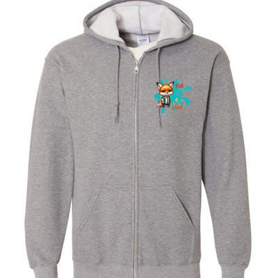 Cute Gift First Day Of School Full Zip Hoodie