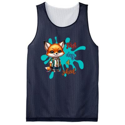 Cute Gift First Day Of School Mesh Reversible Basketball Jersey Tank