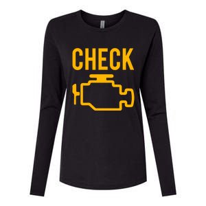 Car Guy Funny Gift Motor True Engine Light Engine Warning Mechanic Gift Womens Cotton Relaxed Long Sleeve T-Shirt