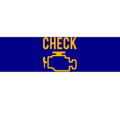 Car Guy Funny Gift Motor True Engine Light Engine Warning Mechanic Gift Bumper Sticker