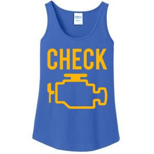 Car Guy Funny Gift Motor True Engine Light Engine Warning Mechanic Gift Ladies Essential Tank