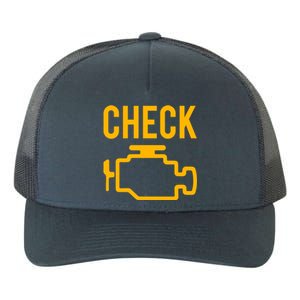 Car Guy Funny Gift Motor True Engine Light Engine Warning Mechanic Gift Yupoong Adult 5-Panel Trucker Hat