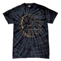 CelestialD Gold Fly Me To The Moon Tie-Dye T-Shirt