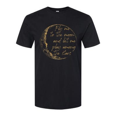 CelestialD Gold Fly Me To The Moon Softstyle CVC T-Shirt