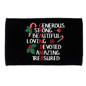 Christmas Gift For Grandma Xmas Grandmother Funny Gift Cool Gift Microfiber Hand Towel