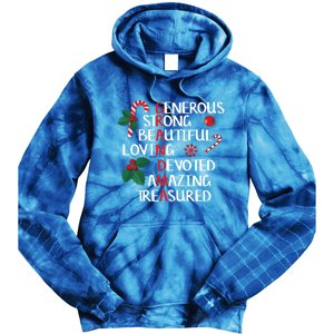 Christmas Gift For Grandma Xmas Grandmother Funny Gift Cool Gift Tie Dye Hoodie