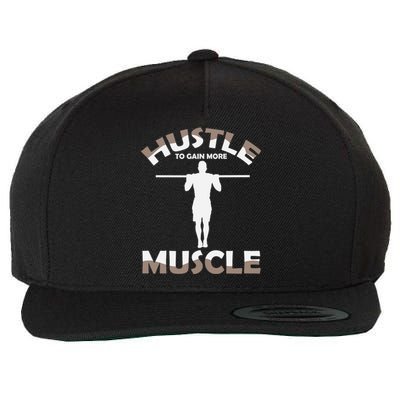 Calisthenics Ghetto Fitness Hustle To Gain Muscle Cute Gift Wool Snapback Cap