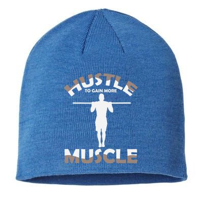 Calisthenics Ghetto Fitness Hustle To Gain Muscle Cute Gift Sustainable Beanie