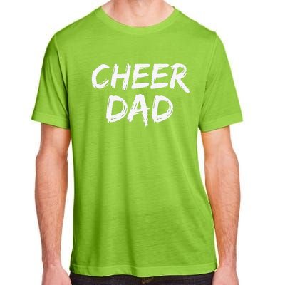 Cheerleader Gift For Father From Cheerleader Retro Cheer Dad Adult ChromaSoft Performance T-Shirt