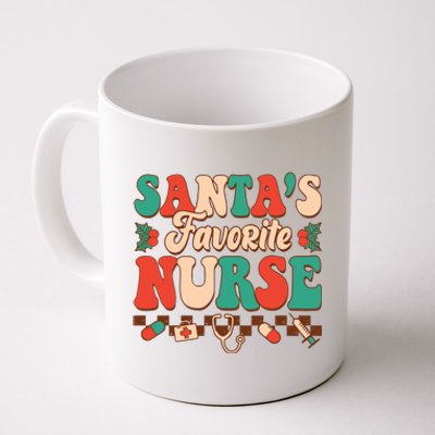 Christmas Gift For SantaS Favorite Nurse Christmas SantaS Coffee Mug