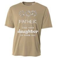 Christian God Father Take Daughter To Work Day (White Text) Cooling Performance Crew T-Shirt