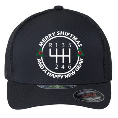 Car Guy Funny Auto Racing Mechanic Manual Christmas Car Love Flexfit Unipanel Trucker Cap