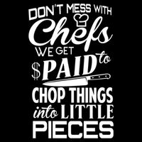 Chefs Gift Funny Dont Mess With Chefs Meaningful Gift For Chefs Gift Sustainable Bucket Hat