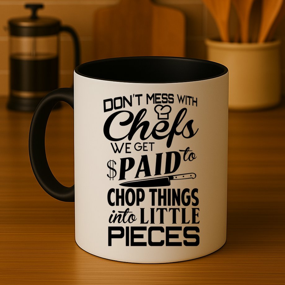 Chefs Gift Funny Dont Mess With Chefs Meaningful Gift For Chefs Gift Mug