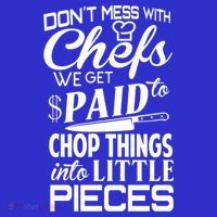 Chefs Gift Funny Dont Mess With Chefs Meaningful Gift For Chefs Gift Short Acrylic Beanie