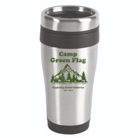 Camp Green Flag Exploring Better Behavior Est 2023 16oz Travel Tumbler