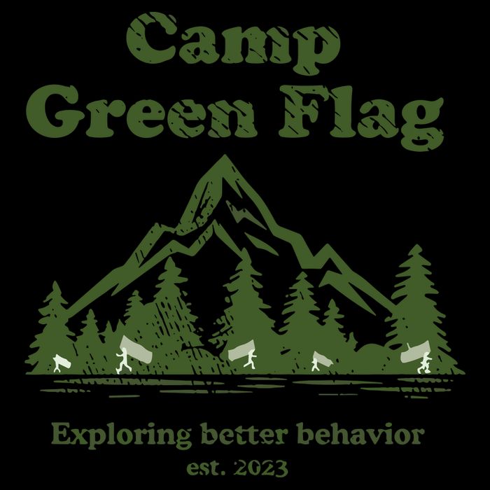 Camp Green Flag Exploring Better Behavior Est 2023 16oz Travel Tumbler