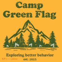 Camp Green Flag Exploring Better Behavior Est 2023 Sustainable Knit Beanie