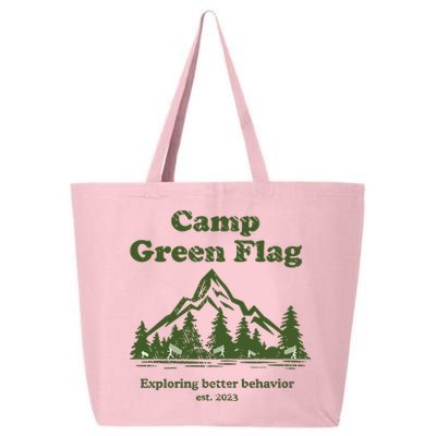 Camp Green Flag Exploring Better Behavior Est 2023 25L Jumbo Tote