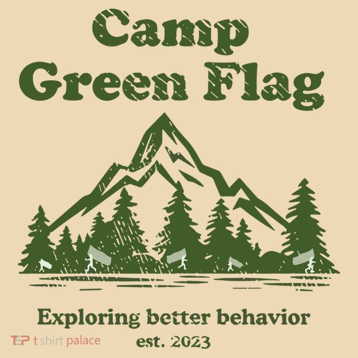 Camp Green Flag Exploring Better Behavior Est 2023 Bag