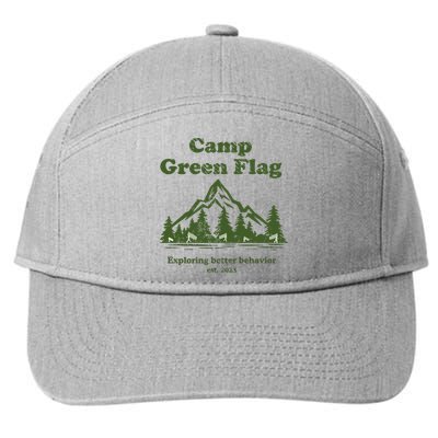 Camp Green Flag Exploring Better Behavior Est 2023 7-Panel Snapback Hat