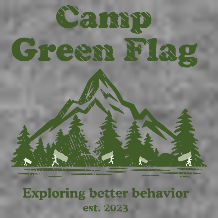 Camp Green Flag Exploring Better Behavior Est 2023 Toddler Sweatshirt