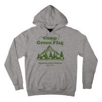 Camp Green Flag Exploring Better Behavior Est 2023 Tall Hoodie